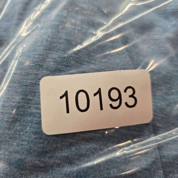 Mens G.H. Bass & Co. Heather Blue Polo Shirt Short Sleeve Polyester Stretch L - Picture 8 of 8